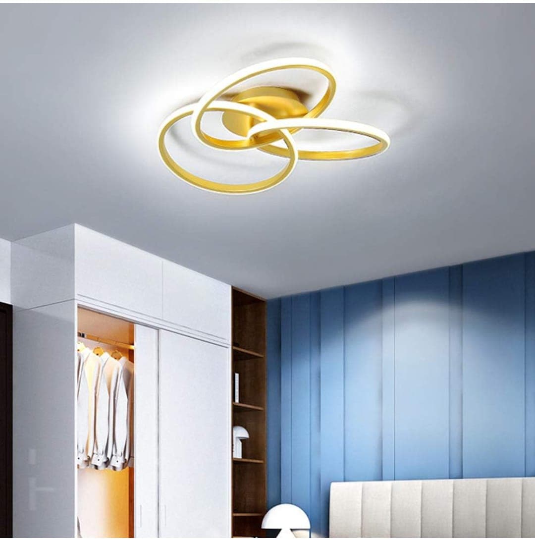Meridian Black & Gold Chandelier